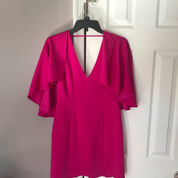 STUNNING Intermix Cape Dress - Picture 5 of 8